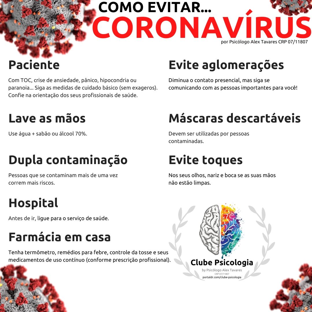 Coronavírus: O que É? Quais São os Sintomas? Como Evitar Contaminação Com Sars-Cov-2? Como Tratar a Doença?